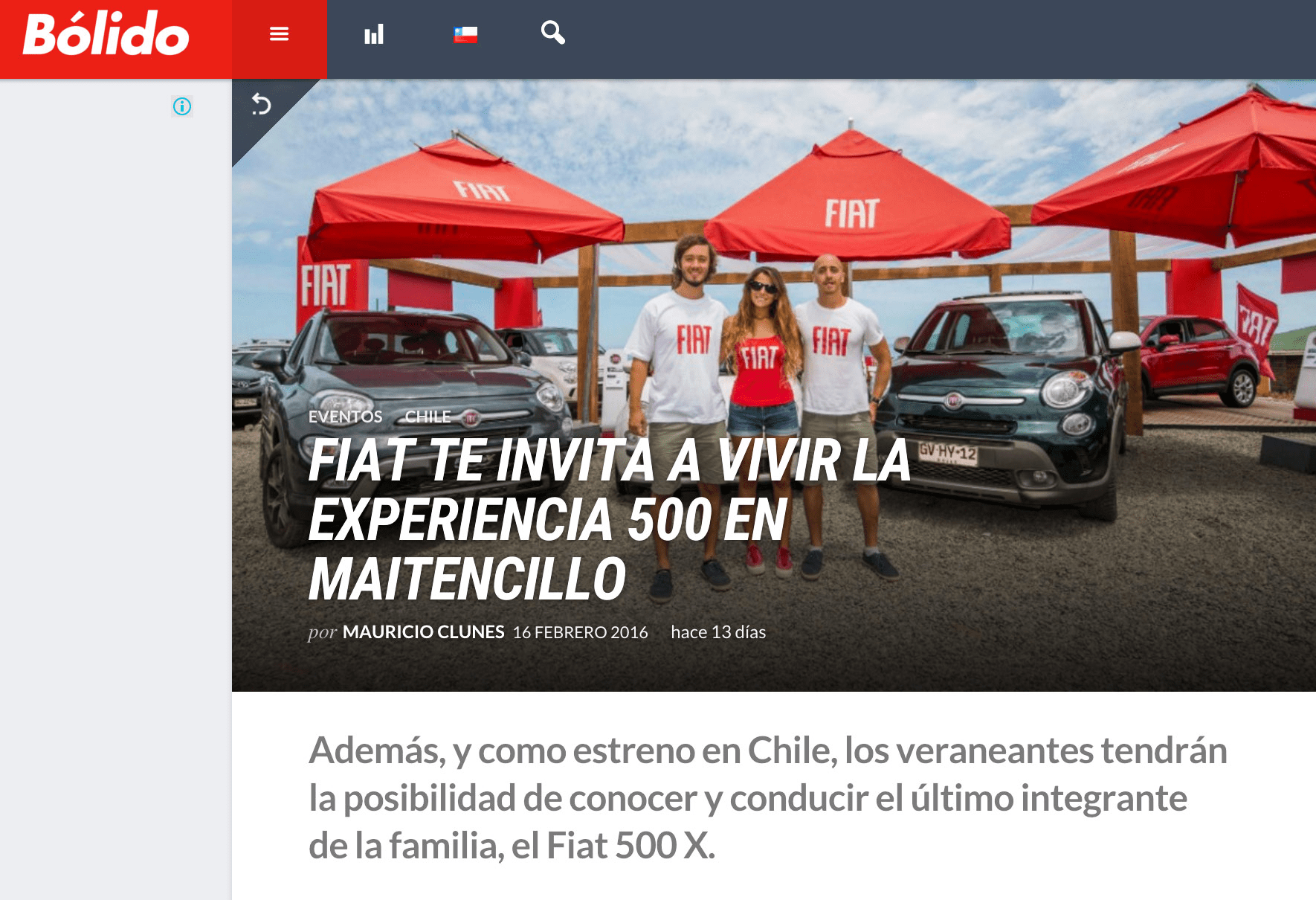 Activaciones destacadas en medios